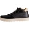 4CDUM_4 Naturino Girls Hess High Zip Sneakers  - Leather