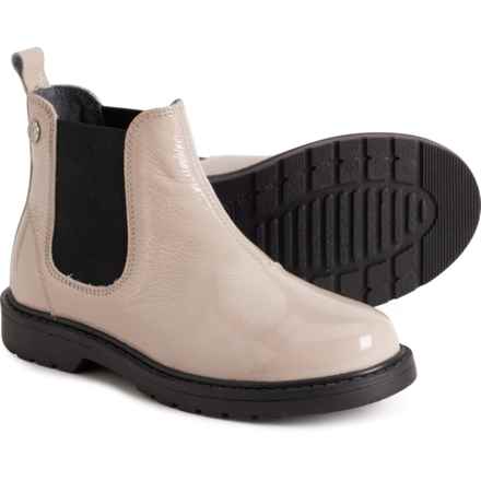 Girls Piccadilly Boots - Leather in Beige