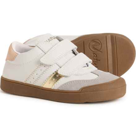 Naturino Girls Riby VL Sneakers - Leather in Grey-White