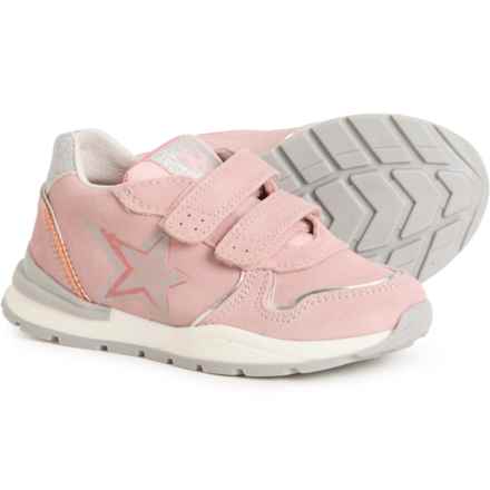 Naturino Girls Roy 2 VL Sneakers - Suede in Fabric Pink