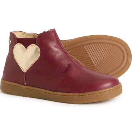 Naturino Girls Rubino Glarny High Boots - Nappa Leather in Spazz. Rubino