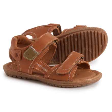Naturino Girls Taror Sandals  - Leather in Brown