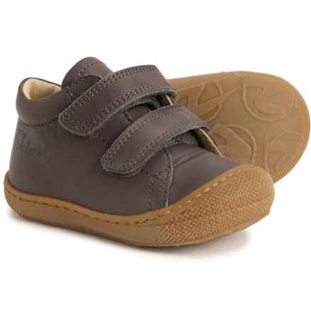 Naturino Little Boys and Girls Cocoon VL Sneakers - Leather in Anthracite