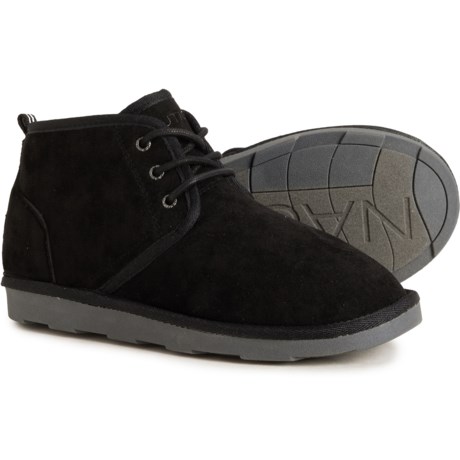 Nautica Boys Dulverton Boots - Shearling Lined in Black
