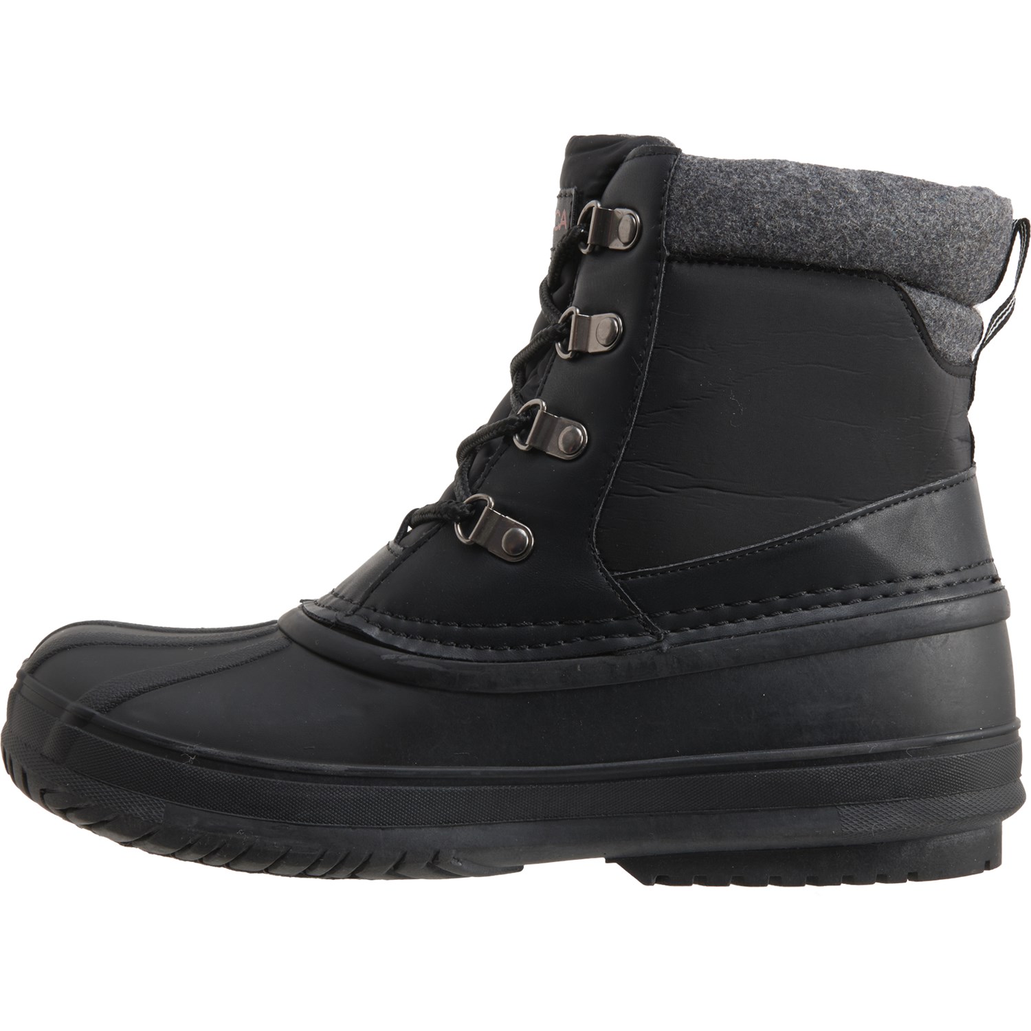 nautica boys black boots