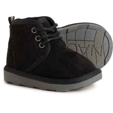 Nautica Toddler Boys Dulverton Boots - Shearling Lined in Black