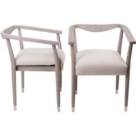 White Wash Nelly Chairs - Set of 2 in Natural