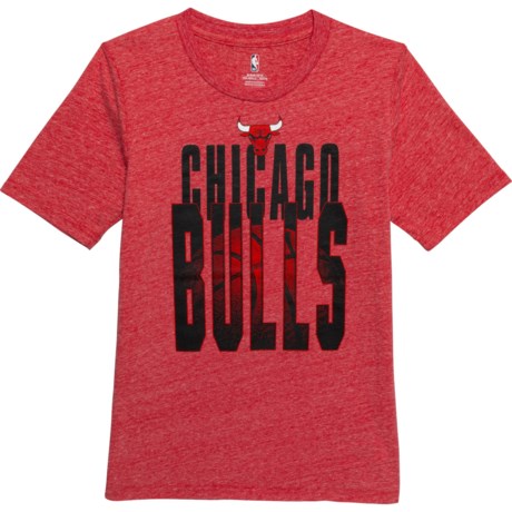 NBA Big Boys Solar Flair Triblend T-Shirt - Short Sleeve in Chicago Bulls