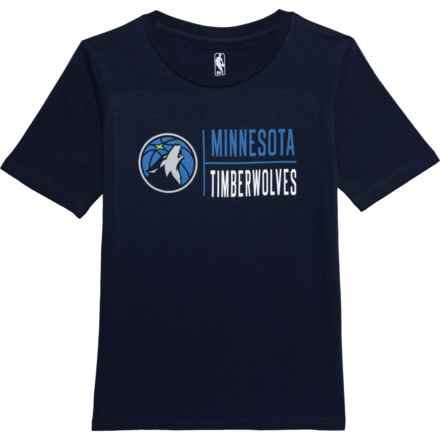NBA Big Boys Yardline Cotton T-Shirt - Short Sleeve in Minnesota Timberwolves