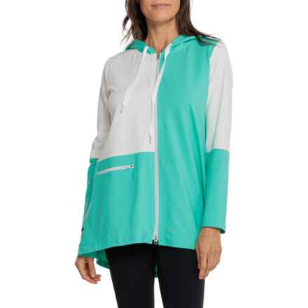 Neon Buddha Artful Jacket in Maui Teal