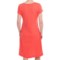 8918J_2 Neon Buddha Lifestyle Slub Jersey Swing Dress - Short Sleeve (For Women)