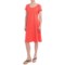 8918J_3 Neon Buddha Lifestyle Slub Jersey Swing Dress - Short Sleeve (For Women)