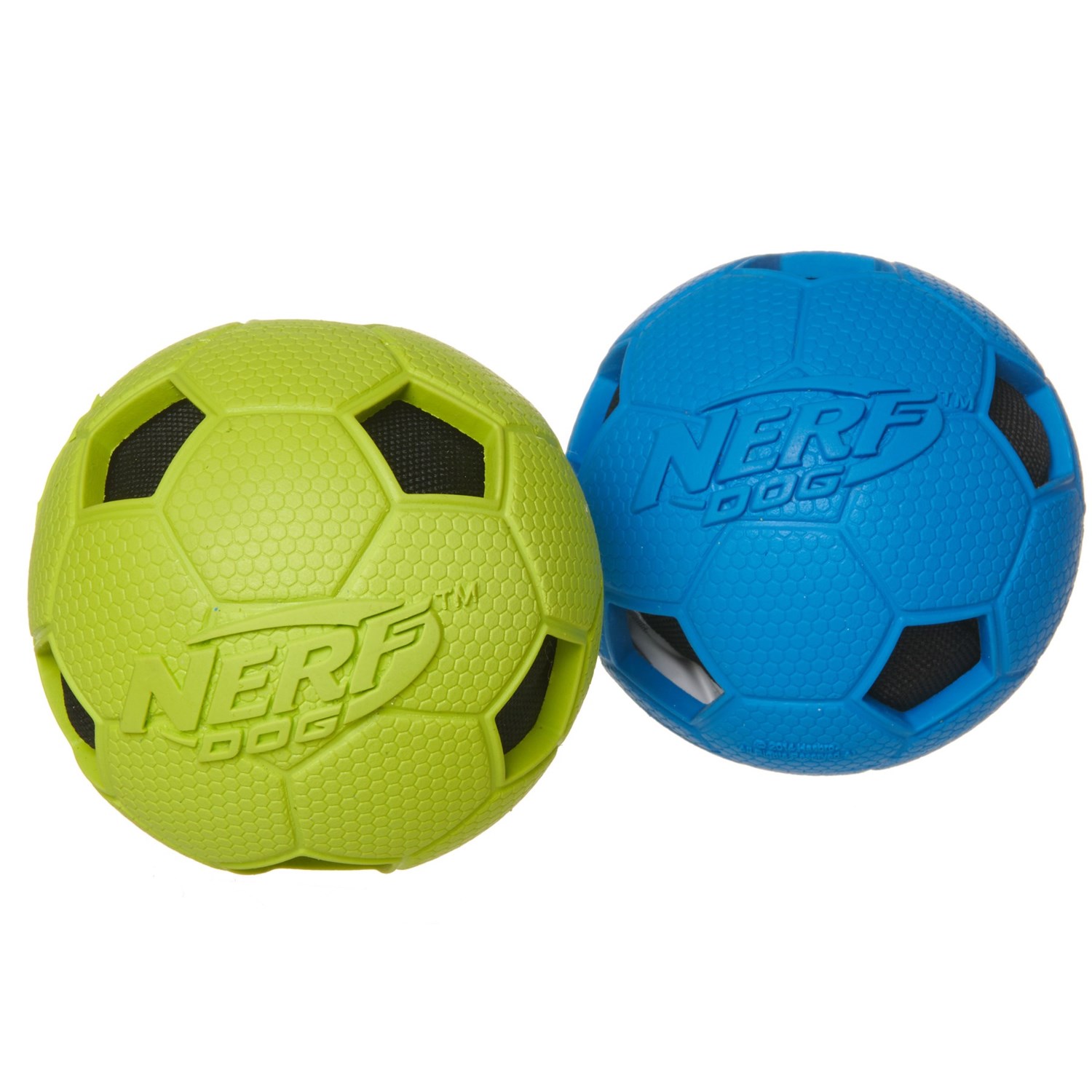 Nerf Soccer Ball Toy 2Pack, Squeaker Save 33