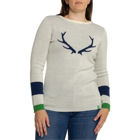 NEVE BY CK BRADLEY Antler Sweater - Wool in Off White