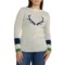 NEVE BY CK BRADLEY Antler Sweater - Wool in Off White