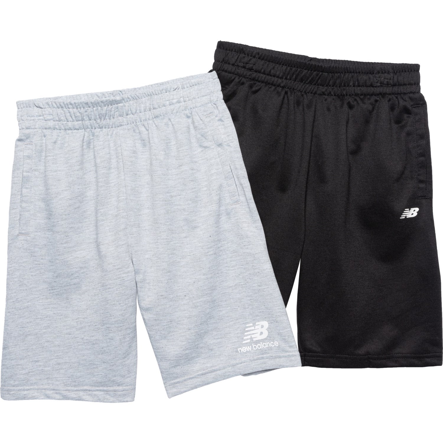 New Balance Big Boys French Terry Shorts - 2-Pack