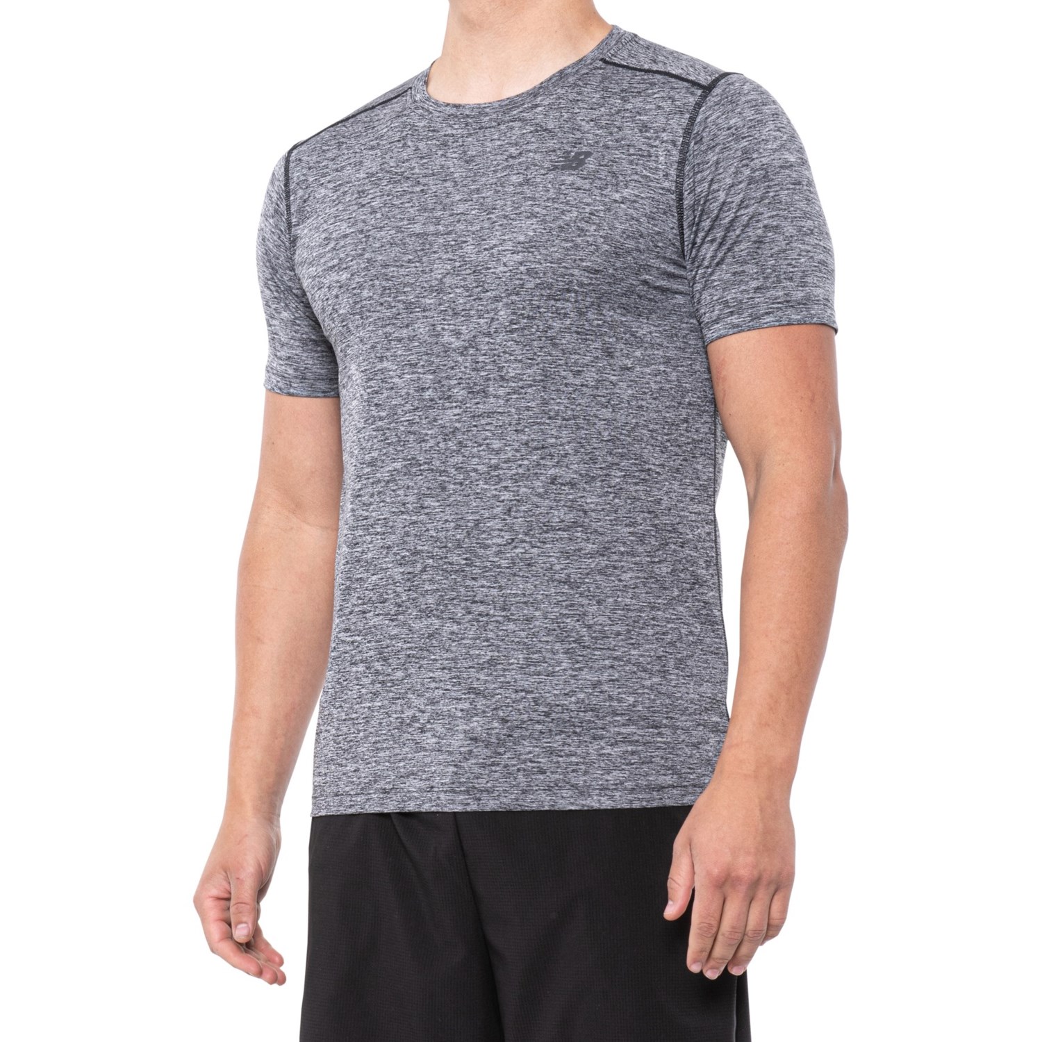 New Balance Core Heathered T-Shirt - Short Sleeve (For Men)