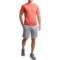 109DM_4 New Balance Heather Tech T-Shirt - Short Sleeve (For Men)