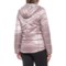 756AU_2 New Balance Iridescent Cire Puffer Hooded Jacket - Insulated (For Women)