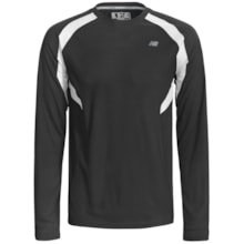 New Balance NP Shirt - Long Sleeve (For Men) in Black/White - Closeouts