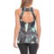 702DC_2 New Balance Printed Evolve Open Tank Top (For Women)