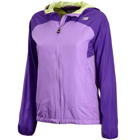 New Balance Sequence Hooded Jacket – Front Zip (For Women)