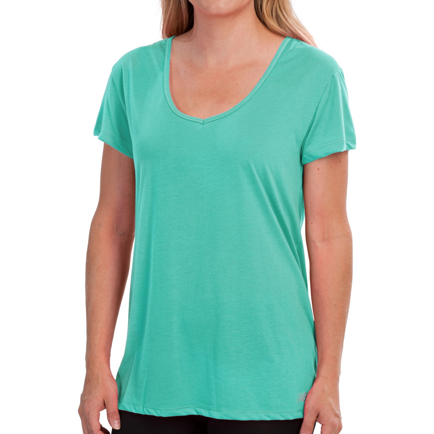 New Balance V-Neck T-Shirt (For Women) - Save 33%