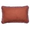 572GG_3 Newport Chindi Zinnia Throw Pillow with Fringe Trim - 14x22”, Feathers