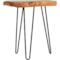 15N8G_3 NEXCENT Cedar Side Table - 18.5x15x21”