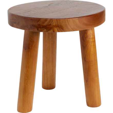 NEXCENT Mindi Plant Stand with 3 Legs - 11.75x11.75x12” in Natural
