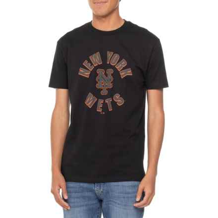 NEXT LEVEL New York Mets Super Rival T-Shirt - Short Sleeve in Jet Black