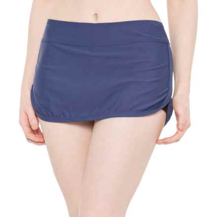 Next Lotus Swim Skort in Solid Navy