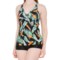 Next Lunge Tankini Top - UPF 50+ in Exotic Breeze