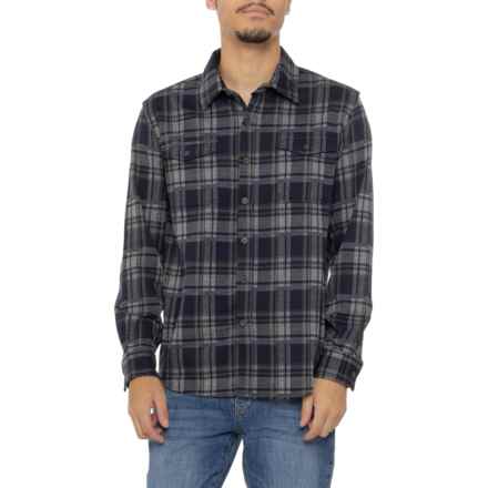NICKEL & IRON Heavy-Knit Plaid Shirt - Long Sleeve in Laurel Wreath