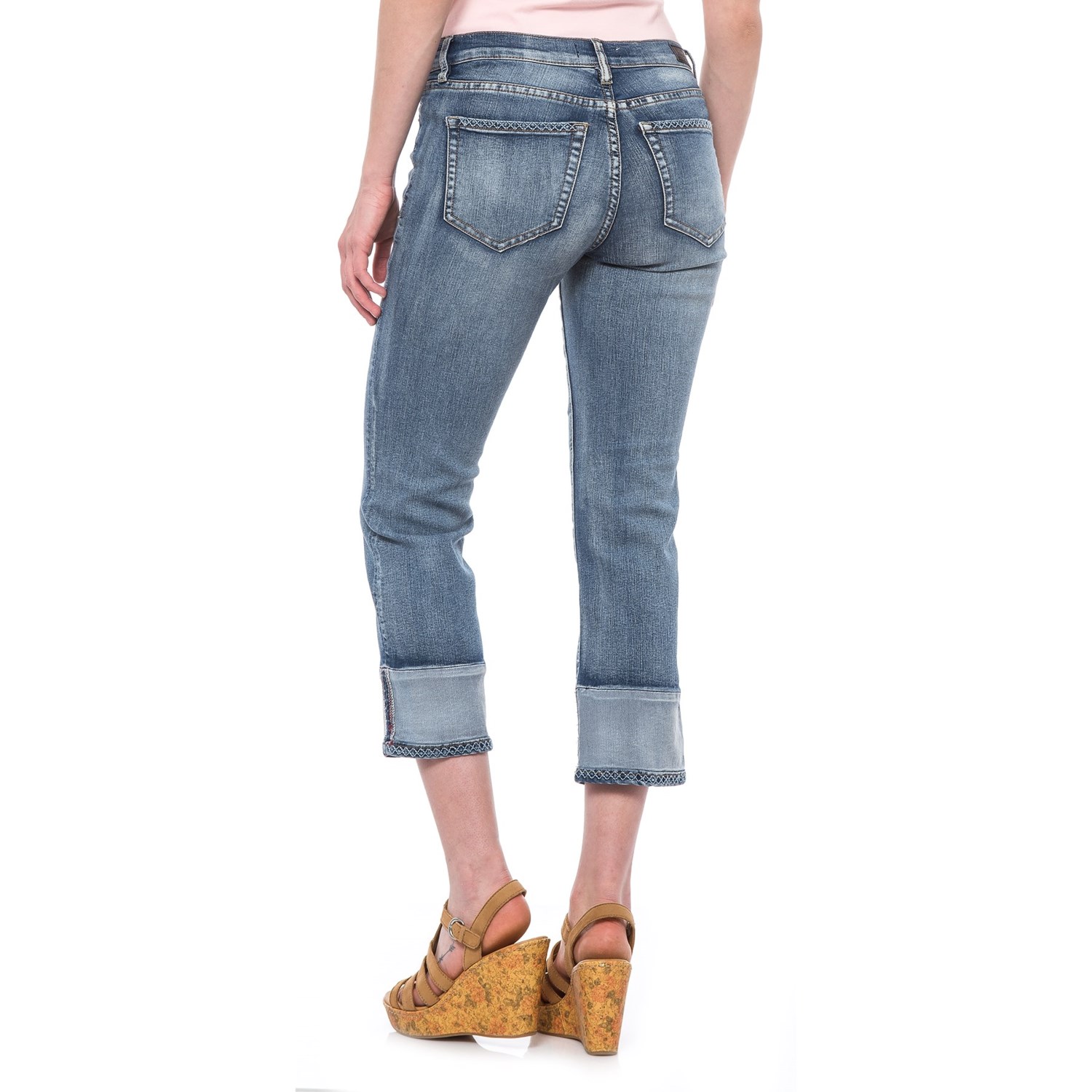 Nicole Miller Cuff Hem Crop Jeans (For Women) - Save 49%