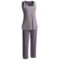 8005G_3 Nicole Miller Jersey Pajamas - 3-Piece, 3/4 Sleeve (For Women)
