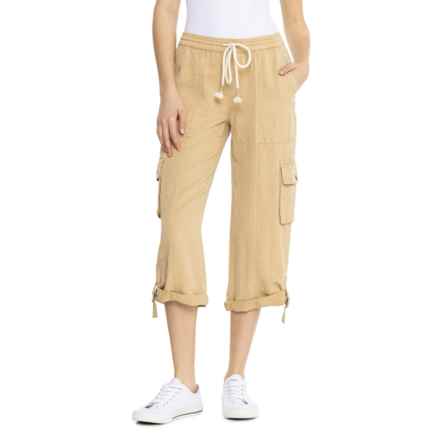 Nicole Miller New York Adjustable Full Length Pants in Curds And Whey