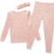 Nicole Miller New York Big Girls Embossed Velour Sweater and Joggers Set in Pep Hearts Emb