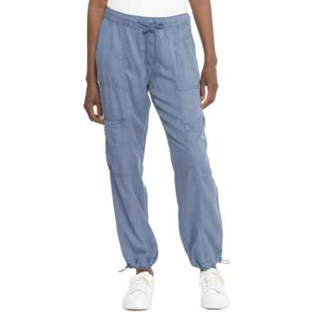 Nicole Miller New York Rope Tie Cargo Pants in Wild Wind