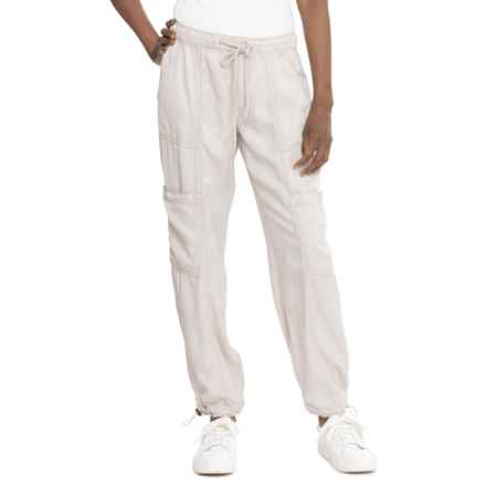 Nicole Miller New York Rope Tie Cargo Pants in Windchime