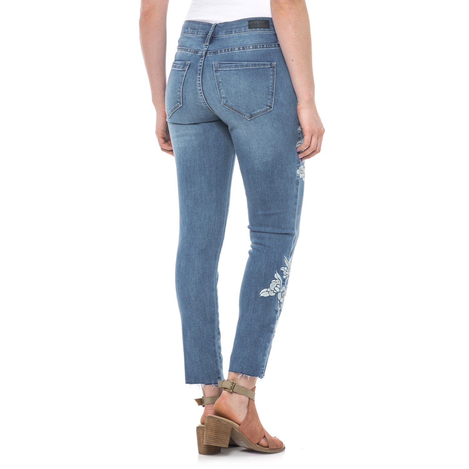 Nicole Miller Washed Floral Embroidered Skinny Jeans For Women Save 49   Nicole Miller Washed Floral Embroidered Skinny Jeans For Women~a~396ng 2~1500.1 