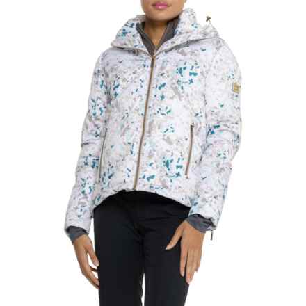 NILS Wengen Print Primaloft® Parka - Waterproof, Insulation in Platinum Print