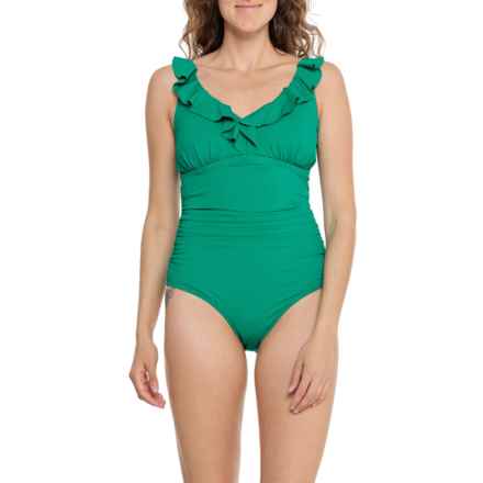 Nip Tuck Swim Eva One-Piece Swimsuit in Green