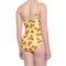 74RDR_2 Nip Tuck Swim Joanne Sunflowers Lemon One-Piece Swimsuit