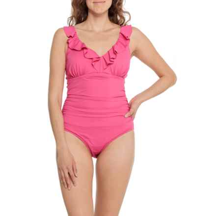 NIPTUCK Eva Solid One-Piece Swimsuit in Pink