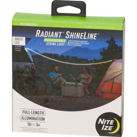 Nite Ize Radiant Rechargeable LED ShineLine String Light - 10’ in White Led