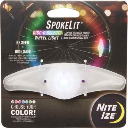Nite Ize SpokeLit Disc-O Select LED Bike Wheel Light in Multi