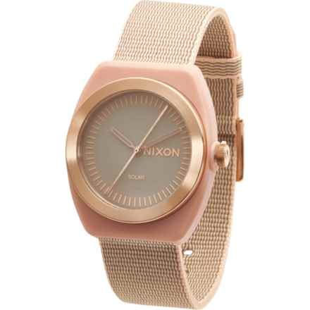 Nixon Light-Wave Watch (For Women) in Light Pink/Rose Gold
