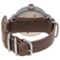 9666J_2 Nixon October Watch - Brown Leather Band (For Men)