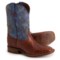 Nocona Ostrich Print Western Boots - Leather (For Men) in Java Tan